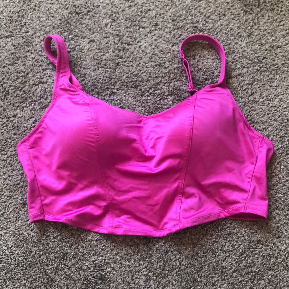 PINK Satin Corset Top